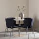 Matgrupp Venture Home Lycke Ø110 med 4 st Modesto Stolar