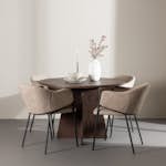 Matgrupp Venture Home Bootcut Ø110 med 4 st Evelina Stolar