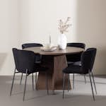 Matgrupp Venture Home Bootcut Ø110 med 4 st Modesto Stolar