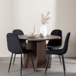 Matgrupp Venture Home Bootcut Ø110 med 4 st Polar Stolar Teddy