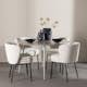 Matgrupp Venture Home Plaza Ø120 med 4 st Agnes Stolar