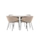 Matgrupp Venture Home Plaza Ø120 med 4 st Evelina Stolar