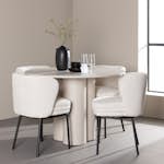 Matgrupp Venture Home Olivia Ø110 med 4 st Agnes Stolar