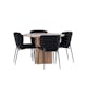 Matgrupp Venture Home Olivia Ø110 med 4 st Modesto Stolar