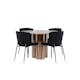 Matgrupp Venture Home Olivia Ø110 med 4 st Modesto Stolar