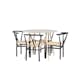 Matgrupp Venture Home Plaza Ø100 med 4 st Alfons Stolar
