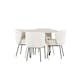 Matgrupp Venture Home Plaza Ø100 med 4 st Agnes Stolar
