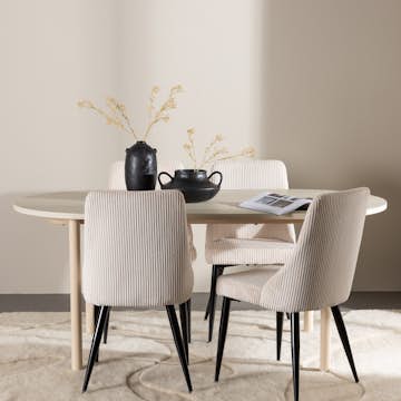 Matgrupp Venture Home Andy 180 med 4 st Leone Stolar