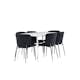 Matgrupp Venture Home Silar 180 med 6 st Modesto Stolar