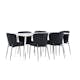 Matgrupp Venture Home Silar 180 med 6 st Modesto Stolar