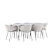 Matgrupp Venture Home Silar 180 med 6 st Evelina Stolar