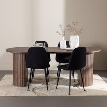 Matgrupp Venture Home Härön 200 med 4 st Polar Stolar Teddy