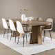 Matgrupp Venture Home Bootcut 230 med 6 st Polar Stolar Sammet