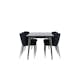 Matgrupp Venture Home Ellis 230 med 6 st Modesto Stolar