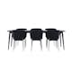 Matgrupp Venture Home Ellis 230 med 6 st Modesto Stolar