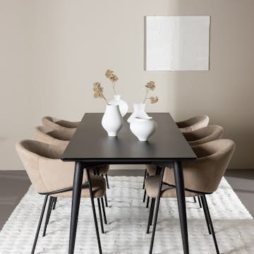 Matgrupp Venture Home Ellis 230 med 6 st Evelina Stolar