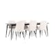 Matgrupp Venture Home Ellis 230 med 6 st Leone Stolar