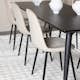 Matgrupp Venture Home Ellis 230 med 6 st Polar Stolar Sammet