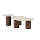 Soffbord Venture Home Megg Set 130 cm & Ø50 cm