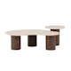 Soffbord Venture Home Megg Set 130 cm & Ø50 cm