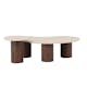Soffbord Venture Home Megg Set 130 cm & Ø50 cm