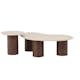 Soffbord Venture Home Megg Set 130 cm & Ø50 cm