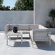 Loungegrupp Venture Home Copacabana Soffbord 45x120x70 med 3+3 Soffmoduler
