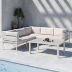 Loungegrupp Venture Home Copacabana Soffbord 45x120x70 med  3+2 Soffmoduler