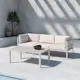 Loungegrupp Venture Home Copacabana Soffbord 45x120x70 med 2+1 Soffmoduler
