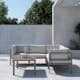 Loungegrupp Venture Home Copacabana Soffbord 45x120x70 med 3+2 Soffmoduler