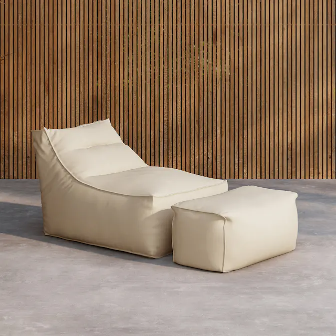 Loungefåtölj Venture Home Redang med Fotpall