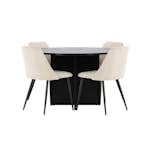 Matgrupp Venture Home Strada Ø120 cm med 4st Night Matstolar
