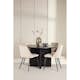 Matgrupp Venture Home Strada Ø120 cm med 4st Night Matstolar