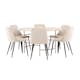 Matgrupp Venture Home Copenhagen Ø140 cm med 6st Night Matstolar