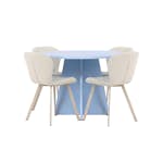 Matgrupp Venture Home Bootcut Ø110 cm med 4st Lilja Matstolar