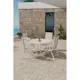 Matgrupp Utomhus Venture Home Giardini Ø120 cm med 4 st Break Trädgårdsstolar