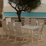 Matgrupp Utomhus Venture Home Levels 100x229 cm med 8 st Levanzo Trädgårdsstolar