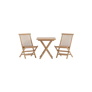 Matgrupp Utomhus Venture Home Kenya 70x70 cm med 2 st Kenya Trädgårdsstolar