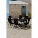 Matgrupp Utomhus Venture Home Capo 100x160 cm med 6 st Levanzo Trädgårdsstolar
