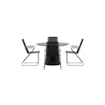 Matgrupp Utomhus Venture Home Lanzo Ø120 cm med 4 st Bois Trädgårdsstolar