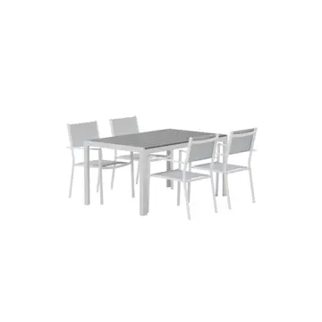 Matgrupp Utomhus Venture Home Break 90x150 cm med 4 st Copacabana Trädgårdsstolar