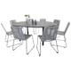 Matgrupp Venture Home Madrid Ø 140 med 8 Leon Matstolar