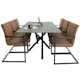 Matgrupp Sky Furniture Piata med 6 Asta Stolar