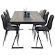 Matgrupp Venture Home Jane med 6 Pobbie Stolar