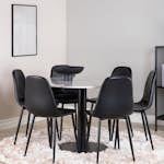 Matgrupp Venture Home Estelle med 6 Pobbie Stolar