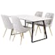 Matgrupp Venture Home Estelle med 4 Vera Stolar