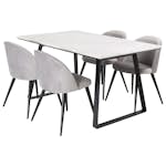 Matgrupp Venture Home Estelle med 4 Valentina Stolar