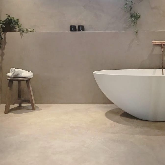 Microcement Design By Cement Badrums-kit Readymix