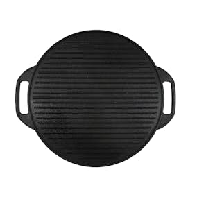 Grillpanna Muurikka Svart Gjutjärnspanna 42cm
