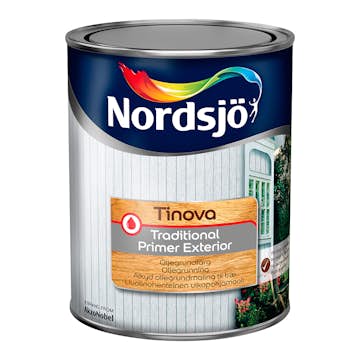 Grundfärg Nordsjö Tinova Traditional Primer Exterior Vit
